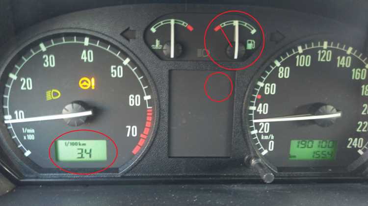 Диагностика датчика уровня топлива в баке