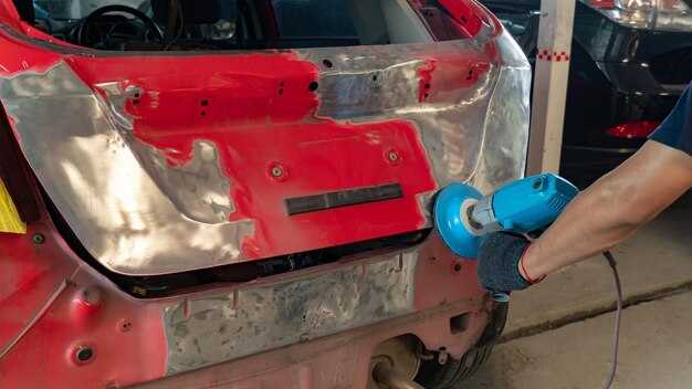 Подготовка к ремонту задних арок